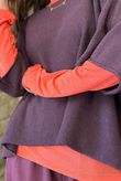 Essential Cashmere Blend Layering Top Coral